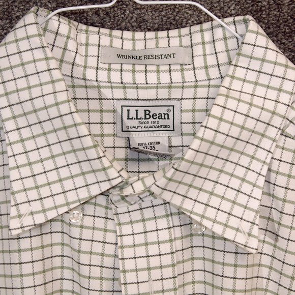 Three (3) Eagle LL Bean Shirts 17 x 34/35 - Picture 3 of 8